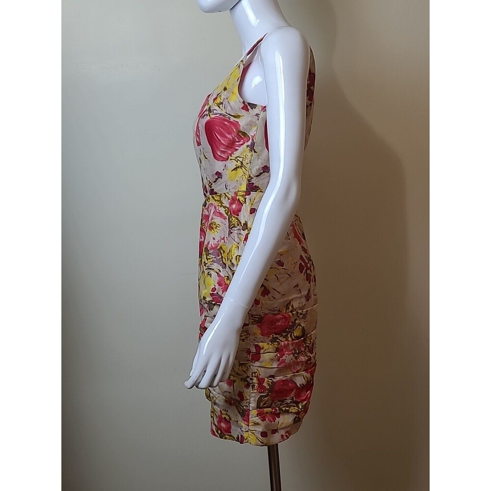 Donna Ricco Floral Sleeveless Knee Length Dress Size 2 Petite - Picture 3 of 8